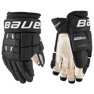 Bauer Rukavice Bauer Pro Series S21 INT, Intermediate, 13", čierna-biela