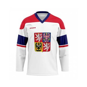CCM Reprezentačný dres CCM biely bez reklám, Senior, biela, L