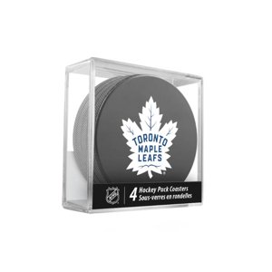 InGlasCo Fanúšikovský puk NHL Coasters Cube, Toronto Maple Leafs