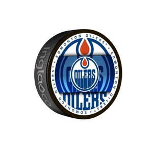 InGlasCo Fanúšikovský puk NHL Medallion Blister (1ks), Edmonton Oilers