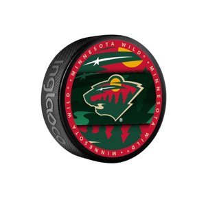 InGlasCo Fanúšikovský puk NHL Medallion Blister (1ks), Minnesota Wild