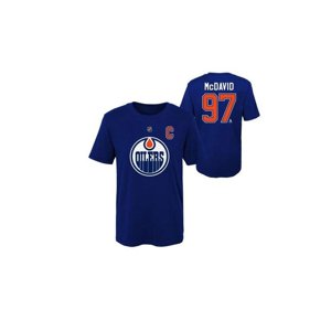 Outerstuff Detské tričko Connor McDavid Edmonton Oilers, Detská, XL, Edmonton Oilers