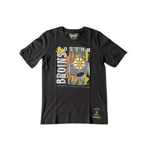 Mitchell & Ness Tričko Mitchell & Ness NHL 90S Poster YTH, detská, Boston Bruins, M