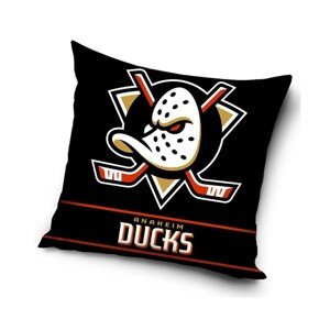 TipTrade Velúrový Vankúš NHL 40x40cm, Anaheim Ducks