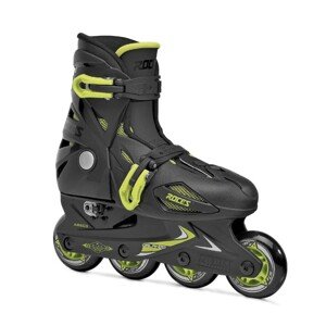 Roces Detské kolieskové korčule Roces Orlando III Black Lime, 3.0-6.0, 36-40, 4x, 72