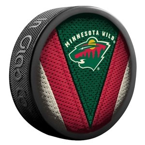 InGlasCo Fanúšikovský puk NHL Stitch Blister (1ks), Minnesota Wild