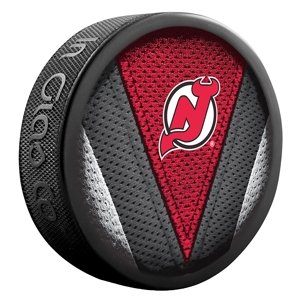 InGlasCo Fanúšikovský puk NHL Stitch Blister (1ks), New Jersey Devils