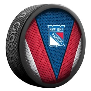 InGlasCo Fanúšikovský puk NHL Stitch Blister (1ks), New York Rangers