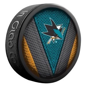 InGlasCo Fanúšikovský puk NHL Stitch Blister (1ks), San Jose Sharks
