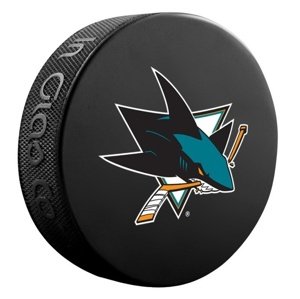 InGlasCo Fanúšikovský puk NHL Logo Blister (1ks), San Jose Sharks