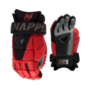 Knapper Hokejbalové rukavice Knapper AK5 SR, Senior, červená, 15"