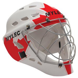 Mylec Hokejbalová maska ??Mylec MK3 Ultra Pro II, biela-červená, Senior