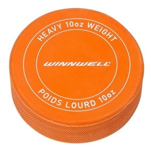 Winnwell Hokejový puk Winnwell oranžový ťažký s logom, oranžová