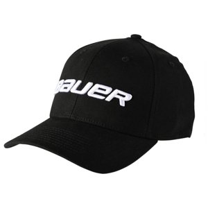 Bauer Šiltovka Bauer Core Fitted Cap SR, čierna, Senior, M-L